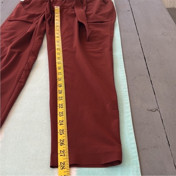 Athleta Paperbag Tie Waist Tapered Jogger Work Travel Leisure Skyline Pants - Picture 11 of 12